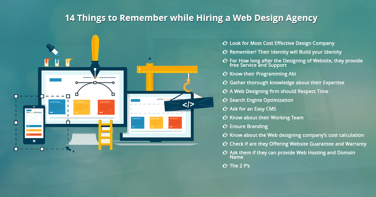 14  Things to Remember while Hiring a Web Design Agency