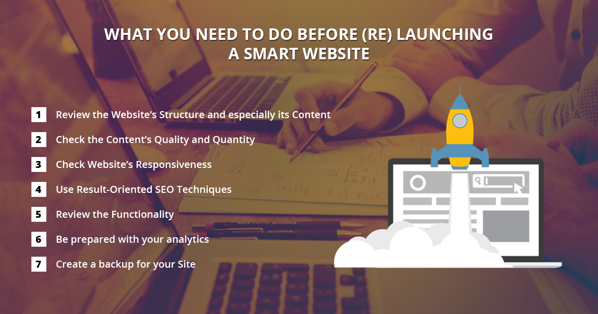 What You Need to do Before (RE) Launching a Smart Website